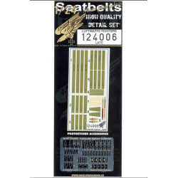 Hgw 124006 1/24 Seatbelts For Luftwaffe Fighters Late Accessories For Aircraft