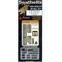 Hgw 124501 1/24 Seatbelts For Luftwaffe Fighter Early/Standard Accessories For Aircraft