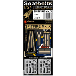 Hgw 124516 1/24 Seatbelts For Spitfire Mk Ix Pre-cut Laser Double-sided Printing