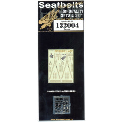 Hgw 132004 1/32 Textile Seat Belts For Spitfire Late 2 Sets For Tamiya