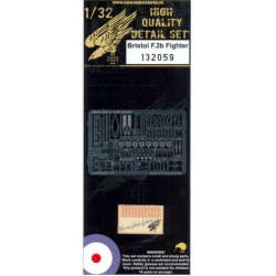 Hgw 132059 1/32 Bristol F.2b Fighter Detail Set Photo-etched And Fabric For Wingnut Wings