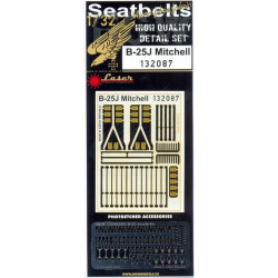 Hgw 132087 1/32 Seatbelts For B-25 Mitchell Accessoreis For Aircraft
