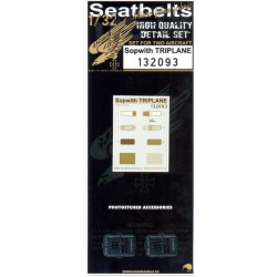 Hgw 132093 1/32 Seatbelts For Sopwith Triplane For Wingnut Wings Kits