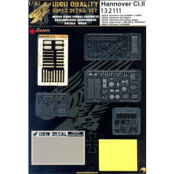 Hgw 132111 1/32 Hannover Cl.ii Photo-etched Set For Wingnut Wings
