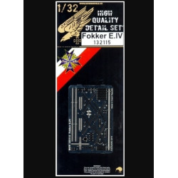 Hgw 132115 1/32 Fokker E.iv Set Photo-etched Set For Wingnut Wings