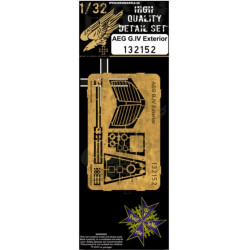 Hgw 132152 1/32 Aeg G.iv Exterior Photo-etched Parts For Wingnut Wings