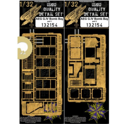 Hgw 132154 1/32 Aeg G.iv Bomb Bay Photo-etched Parts For Wingnut Wings