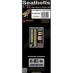 Hgw 132501 1/32 Seatbelts For Luftwaffe Fighters Standard Accessoreis For Aircraft