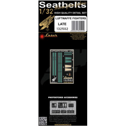 Hgw 132502 1/32 Seatbelts Luftwaffe Fighters Late Accessoreis For Aircraft