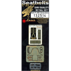 Hgw 132514 1/32 Bell P-39d Airacobra Seat Belts For Revell / Special Hobby