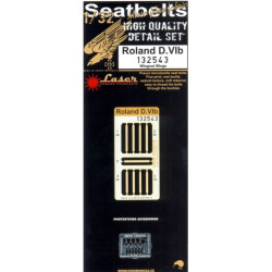 Hgw 132543 1/32 Seatbelts For Roland D.vib For Wingnut Wings Accessories Kit