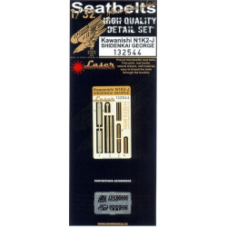 Hgw 132544 1/32 Seatbelts For N1k2-j Shiden Kai George Accessories Kit