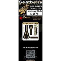 Hgw 132578 1/32 Seatbelts For Hawker Hurricane Mk Ii Pre-cut Laser Fly