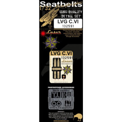 Hgw 132591 1/32 Seatbelts For Lvg C.vi By Wingnut Wings Accessories For Aircraft