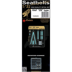 Hgw 132629 1/32 Seatbelts For Sutton Harness Zb Type Accessories Kit