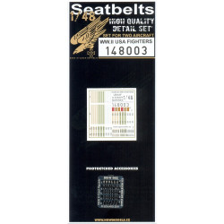 Hgw 148003 1/48 Seatbelts For Us Fighters 2 Sets Wwii Era Accessories Aircraft