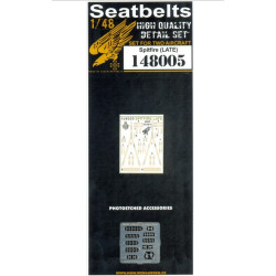Hgw 148005 1/48 Seatbelts For Spitfire Late Accessories For Aircraft