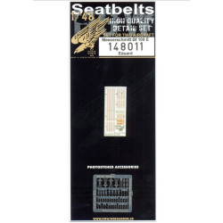 Hgw 148011 1/48 Seatbelts For Messerschmitt Bf 109e Accessories For Aircraft