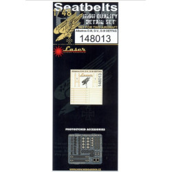 Hgw 148013 1/48 Seatbelts For Albatros D.v And D.va And D.iii And Oeffag Accessories