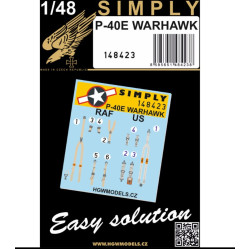 Hgw 148423 1/48 P-40e Warhawk - Seatbelts Accessories Kit