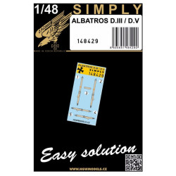 Hgw 148429 1/48 Albatros D Iii / D V - Seatbelts Accessories Kit