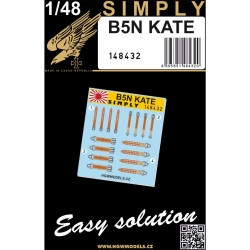 Hgw 148432 1/48 B5n Kate Seatbelts