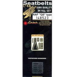 Hgw 148523 1/48 Seatbelts For Raf Qs Type Late Accessories For Aircraft