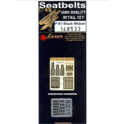 Hgw 148533 1/48 Seatbelts P-61 Black Widow For Monogram Revell Great Wall Hobby