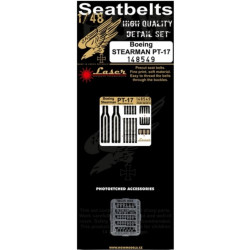 Hgw 148549 1/48 Seatbelts For Boeing Sterman Pt-17 Accessories For Aircraft