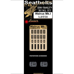 Hgw 148558 1/48 Seatbelts For Walrus Mk.i Accessories For Aircraft