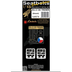 Hgw 148579 1/48 Seatbelts For Zlin Z-126 Trener Accessories For Aircraft