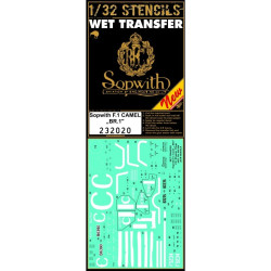 Hgw 232020 1/32 Sopwith F.1 Camel Br.1 Stencils