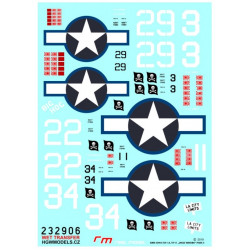 Hgw 232906 1/32 F4u-1a Vf-17 Jolly Rogers Part 2 Wet Decal