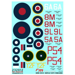 Hgw 232912 1/32 Royal Navy Corsairs Wet Decal