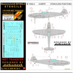 Hgw 248051 1/48 Decal For Bf109g-2 Stencils Accessories For Aircraft