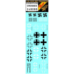 Hgw 248086 1/48 Decal For Focke Wulf Fw190d Crosses Accessories For Aircraft