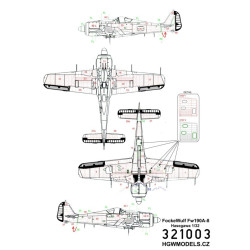 Hgw 321003 1/32 Riveting Sets For Focke-wulf Fw 190a-8 For Hasegawa