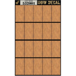 Hgw 532001 1/32 Decal Natural Light Wood Transparent