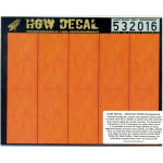 Hgw 532016 1/32 Decal Red Light Wood Transparent A5x10pcs
