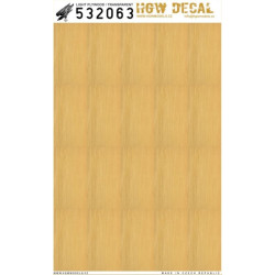 Hgw 532063 1/32 Decal Light Plywood Transparent No Grid For Aircraft