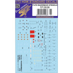 Hgw 572028 1/72 Decal For P-47d Stencils Accessories For Aircraft