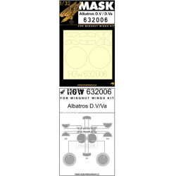 Hgw 632006 1/32 Mask For Albatros D.v And D.va For Wingnut Wings Accessories Kit