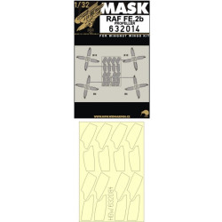 Hgw 632014 1/32 Mask For Fe.2b Propeller For Wingnut Wings Accessories Kit