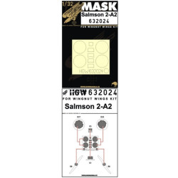 Hgw 632024 1/32 Mask For Salmson 2-a2 For Wingnut Wings Accessories Kit