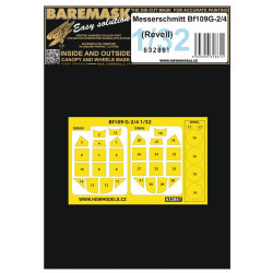 Hgw 632861 1/32 Masks For Messerschmitt Bf109g-2/4 For Revell