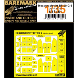 Hgw 635401 1/35 Masks For Bf109 G-6 For Border Models