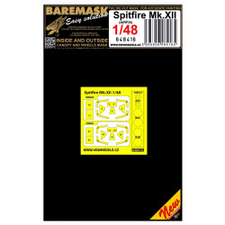 Hgw 648416 1/48 Masks For Spitfire Mk.xii For Airfix