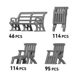 Ion Models Cv350-002 1/350 Titanic Furniture Set 3d Printed Kit