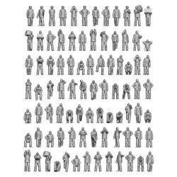 Ion Models K700-002 1/700 Kriegsmarine - On Duty 3d Printed Resin 90 Figures