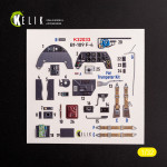 Kelik K32033 1/32 Bf-109 F-4 Interior 3d Decals For Trumpeter Kit